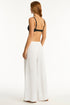 Sea Level Tidal Linen Plazzo Pant